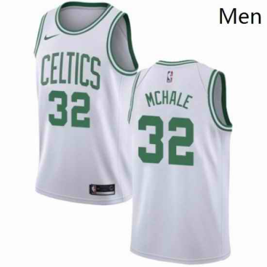 Mens Nike Boston Celtics 32 Kevin Mchale Swingman White NBA Jersey Association Edition